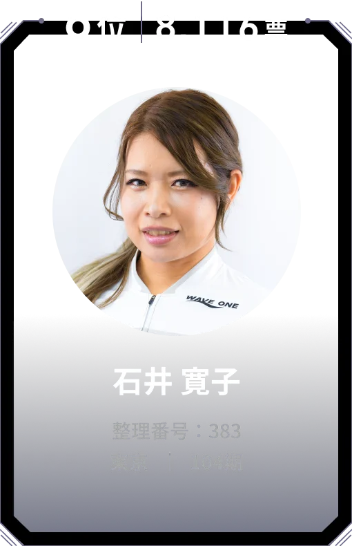 6位 8,116票 石井 寛子